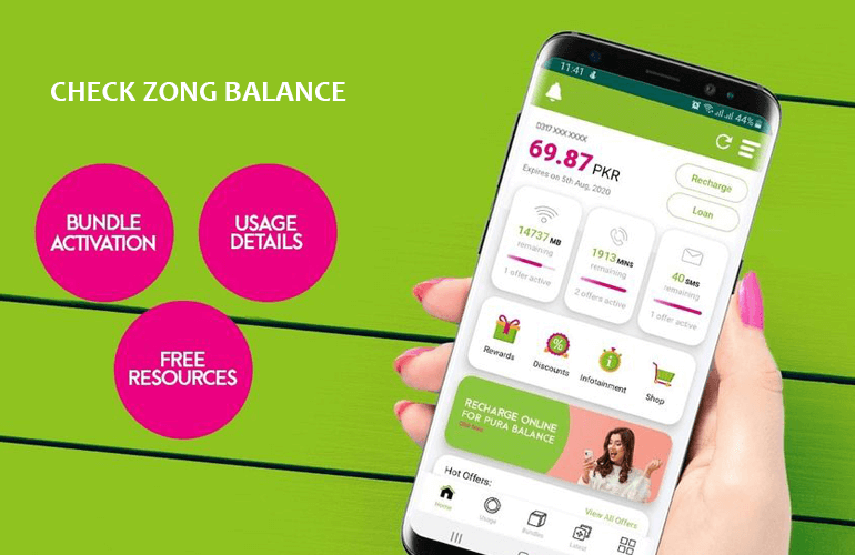 How to Check Zong Balance