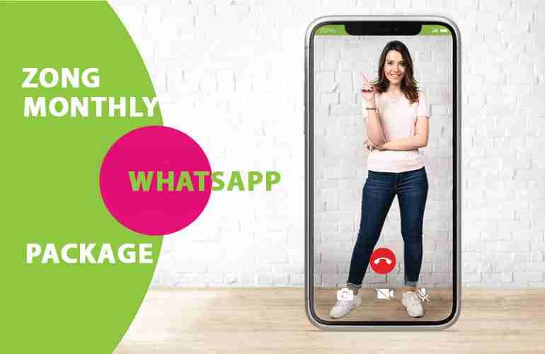 Zong Monthly WhatsApp Package