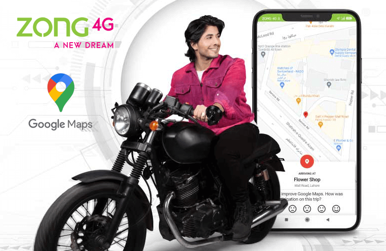 Zong Free Google Map Offer