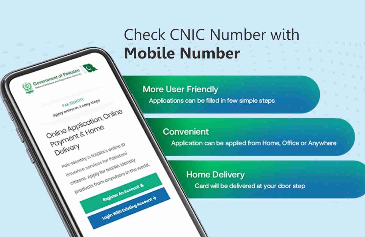 How to Check CNIC Number with Mobile Number