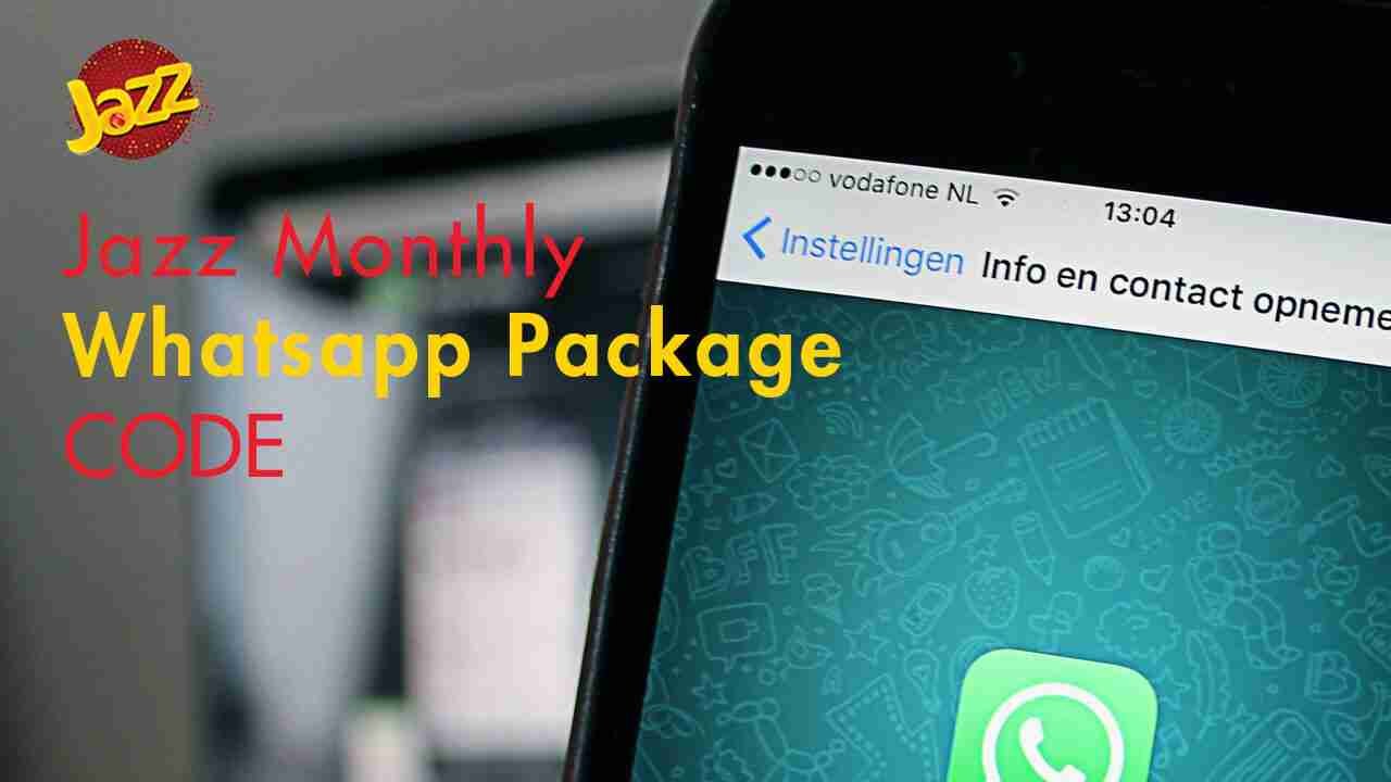 Jazz Monthly Whatsapp Package in 50 Rupees