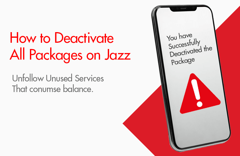 How to Deactivate Jazz all Packages Unsubscribe Code
